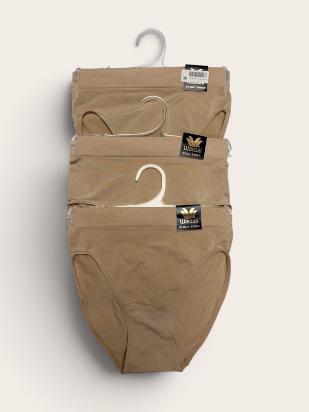 Women’s covered panties Nude - 3 Pack